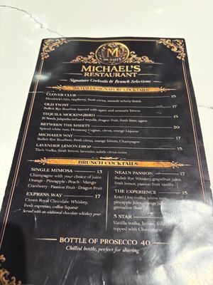 Menu photo 5 Michael's Restaurant Upper Marlboro, MD