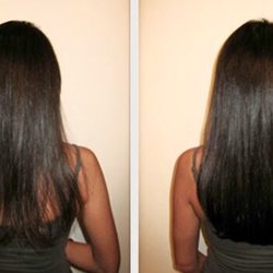 Vuja De Creative Hair Concepts - Extensions added for thickness. Mimi Barnard 580-224-7266