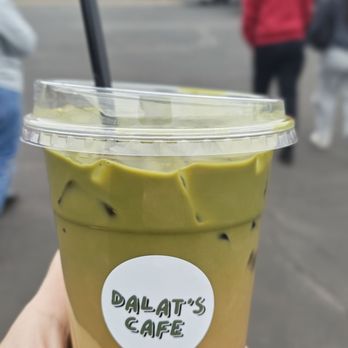 Dalat's Cafe - Combination of Thai milk tea and matcha milk tea! - Vietnamese Near Me - Louisville, Kentucky Dalat's Cafe - Combination of Thai milk tea and matcha milk tea! - Vietnamese Near Me - Louisville, Kentucky