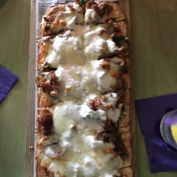 The Crazy Cucumber - Steak & portobello mushroom flatbread. - Bars Near Me - Ocala, Florida