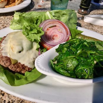 The Mansion - Burger wrapped in lettuce - New American Near Me - Melbourne, Florida