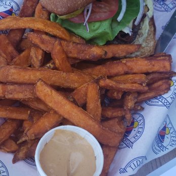 Tides Tavern - Big ass burger with sweet potato fries - Pubs Near Me - Gig Harbor, Washington Tides Tavern - Big ass burger with sweet potato fries - Pubs Near Me - Gig Harbor, Washington