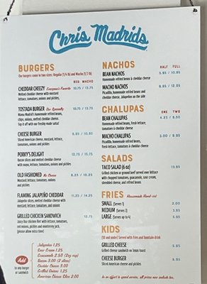 Menu photo 2 Chris Madrid's San Antonio, TX