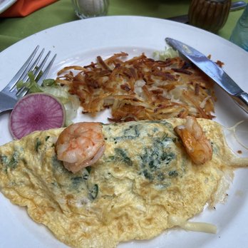 Coco's Kitchen - Shrimp Omelette - Breakfast & Brunch Near Me - Puerto Vallarta, JAL