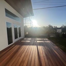 New deck/overhang