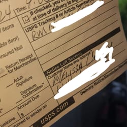 US Post Office - Thus was the original notice date and ONLY notice, so where are these other dates coming from?