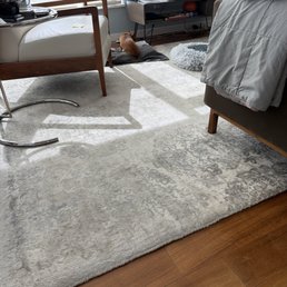 Rug cleaned