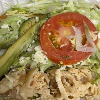 Sol Azteca - It was SUPPOSED to be a Potato Flauta but instead they sent a Shredded Chicken Flauta! :( - Tacos Near Me - Jersey City, New Jersey Sol Azteca - It was SUPPOSED to be a Potato Flauta but instead they sent a Shredded Chicken Flauta! :( - Tacos Near Me - Jersey City, New Jersey