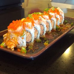 Sasa Sushi - Orange Blossom Roll. New roll included in AYCE