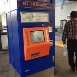 Pavonia-Newport Light Rail Station - Automated ticket machine