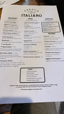 Menu photo 2 Fresco Italiano Tifton, GA Menu photo 2 Fresco Italiano Tifton, GA
