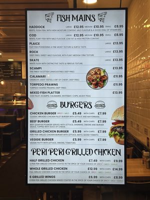 Menu photo 1 Sussex Fish Bar London, XGL Menu photo 1 Sussex Fish Bar London, XGL