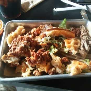 Bruxie - Soggy mess of the Nashville chicken - Breakfast & Brunch Near Me - Brea, California
