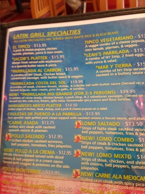 Menu photo 5 Margaritas Grill Burke, VA Menu photo 5 Margaritas Grill Burke, VA