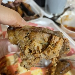 Big Shanty Smokehouse - Inside of sausage. Not dry at all.
