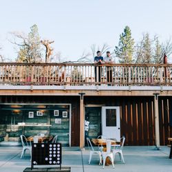 Sierra Cider - Our tasting room built from an old shipping container!