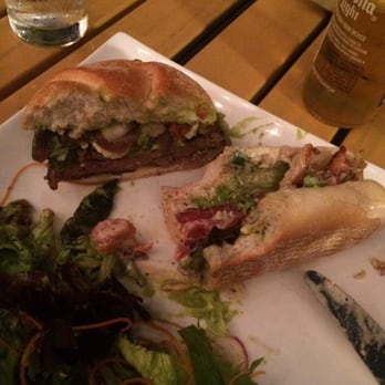 Jasper's Backyard - 1/2 of a burger-disappointed & shrimp BLT- yum - Sports Bars Near Me - Conshohocken, Pennsylvania