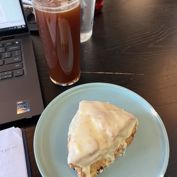 Canary Coffee Bar - Cranberry orange scone and americano - Coffee & Tea Near Me - Milwaukee, Wisconsin Canary Coffee Bar - Cranberry orange scone and americano - Coffee & Tea Near Me - Milwaukee, Wisconsin