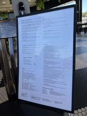 Menu photo 1 Tavern in the Square Shrewsbury, MA