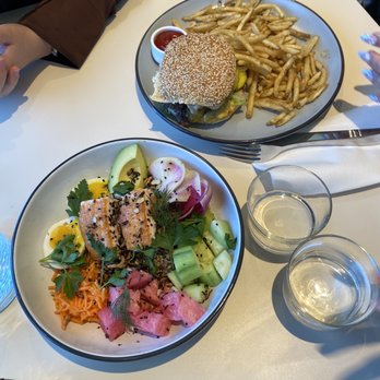 Two Hands - Salmon quinoa bowl Burger - Breakfast & Brunch Near Me - Nashville, Tennessee Two Hands - Salmon quinoa bowl Burger - Breakfast & Brunch Near Me - Nashville, Tennessee
