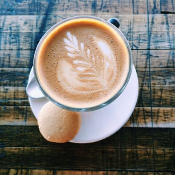 Steam Espresso Bar - Cortado and macaron - Coffee & Tea Near Me - Denver, Colorado