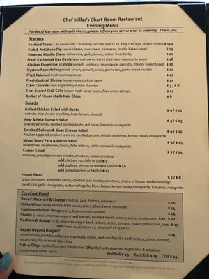 Menu photo 6 The Chart Room Restaurant Homer, AK Menu photo 6 The Chart Room Restaurant Homer, AK