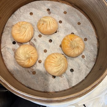 Thumbling - Salted Egg Custard Xiao Long Bao(5) - Shanghainese Near Me - West Covina, California Thumbling - Salted Egg Custard Xiao Long Bao(5) - Shanghainese Near Me - West Covina, California