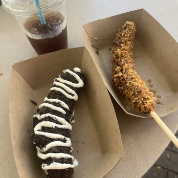 Nigel's Bananas - Cookies and cream, banana and toasted coconut I think? - Desserts Near Me - Santa Rosa Beach, Florida
