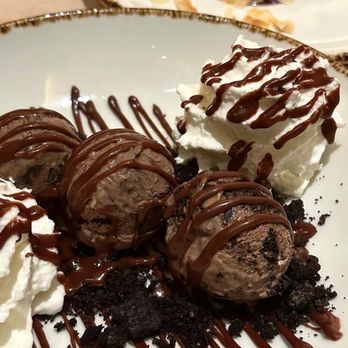 Ninety Acres - Chocolate ice cream with whipped cream and cheesecake - New American Near Me - Peapack, New Jersey