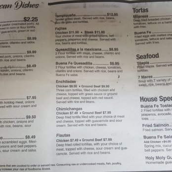 Buena Fe Restaurant - Menu - Mexican Near Me - Oak Park, Michigan Buena Fe Restaurant - Menu - Mexican Near Me - Oak Park, Michigan