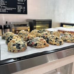 Eats - The BEST Blueberry Scones in the world! Soft, pillowy with a crisp outer and loaded with fresh berries!!