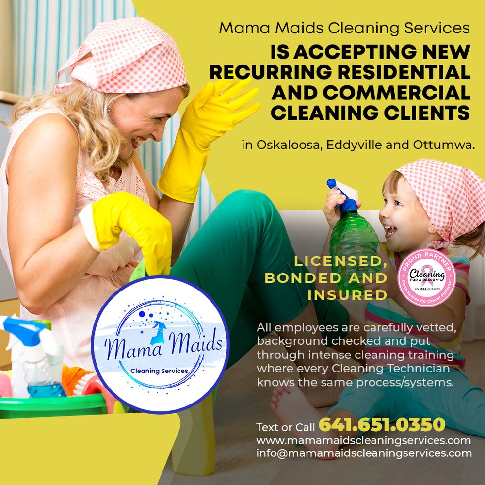 MAMA MAIDS CLEANING SERVICES - Updated April 2025 - Pella, Iowa - Home ...