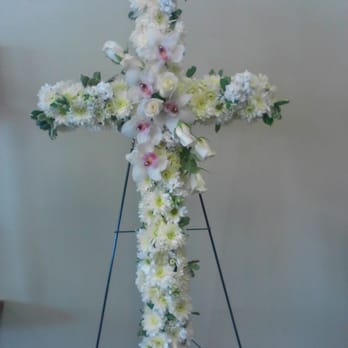 Rosie's Posies - Beautiful Sympathy Cross - Florists Near Me - Skiatook, Oklahoma Rosie's Posies - Beautiful Sympathy Cross - Florists Near Me - Skiatook, Oklahoma
