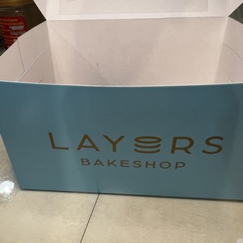 Layers Bakeshop - Box is super cute! - Bakeries Near Me - Westbury, New York Layers Bakeshop - Box is super cute! - Bakeries Near Me - Westbury, New York