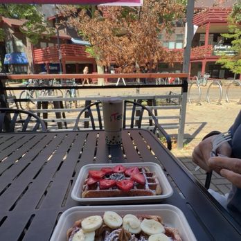 Little Gem Belgian Waffles - Desserts Near Me - Davis, California Little Gem Belgian Waffles - Desserts Near Me - Davis, California