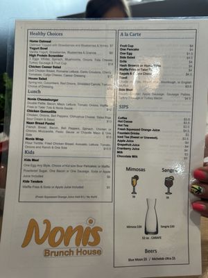 Menu photo 6 Nonis Brunch House Melissa, TX