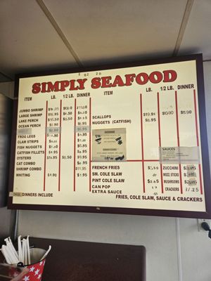 Menu photo 1 Simply Seafood Merrillville, IN