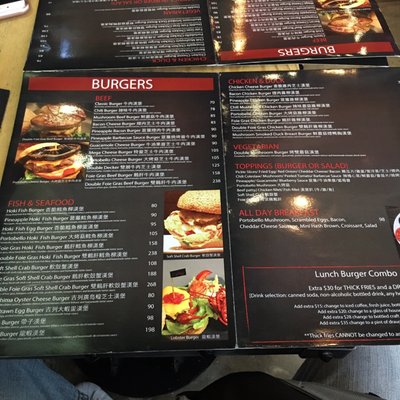 Menu photo 2 Burgeroom Hong Kong, HK