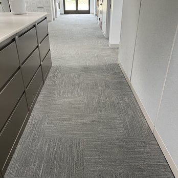 Cascade Carpet Cleaning - Office carpets very dingy brought back to life using Rotor Extractor - Carpet Cleaning Near Me - Belmont, Michigan