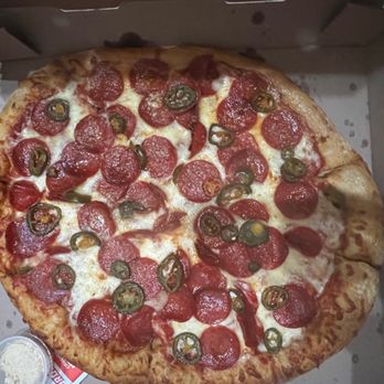 Mellow Mushroom - Pepperoni & Jalapeño pizza - Pizza Near Me - Huntsville, Alabama Mellow Mushroom - Pepperoni & Jalapeño pizza - Pizza Near Me - Huntsville, Alabama