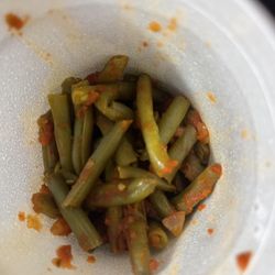 Takeaway side of Garlic Green Beans