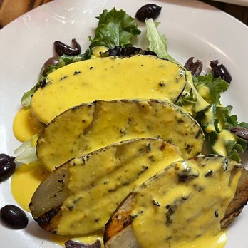 Embur - Papa a la huancaina minus boil egg. - Desserts Near Me - Greensboro, North Carolina