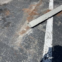 Goodwill Boutique - Rebar sticking out of the ground. Be careful!