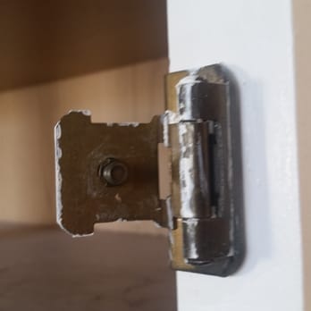 Expert Design Builders - 40+ hinges not prepped when painting the cabinets. He never cleaned these... - General Contractors Near Me - Emeryville, California Expert Design Builders - 40+ hinges not prepped when painting the cabinets. He never cleaned these... - General Contractors Near Me - Emeryville, California