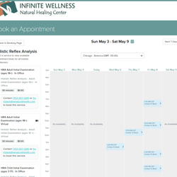 Infinite Wellness Natural Healing Center - This business is still very much in operation and is currently accepting future appointments