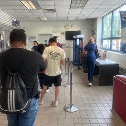 US Post Office - The line inside
