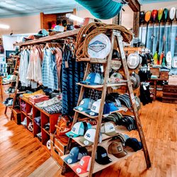 Roads Rivers and Trails - Fun display of Patagonia merch
