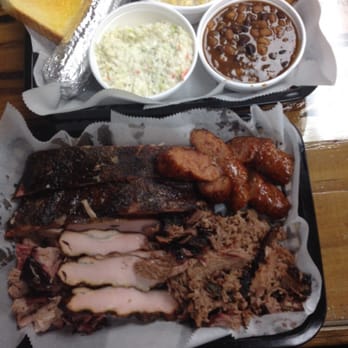 Woodpeckers Backyard BBQ - Sampler plate. This is great - Barbeque Near Me - Saint Augustine, Florida Woodpeckers Backyard BBQ - Sampler plate. This is great - Barbeque Near Me - Saint Augustine, Florida