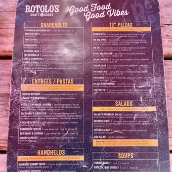 Rotolo's Craft & Crust - Food Menu (2023) - Pizza Near Me - Keystone, Colorado Rotolo's Craft & Crust - Food Menu (2023) - Pizza Near Me - Keystone, Colorado