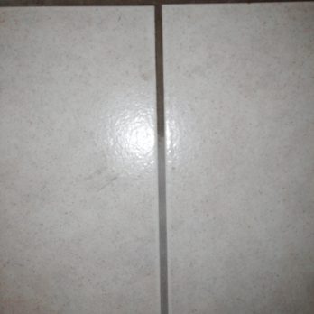 Granderson Floor Care - Tile Cleaning: showing before and after along the grout line. - Office Cleaning Near Me Granderson Floor Care - Tile Cleaning: showing before and after along the grout line. - Office Cleaning Near Me
